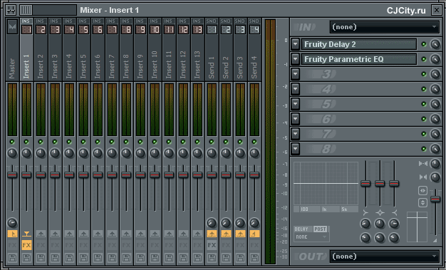 ���.1. ������ (mixer) FL Studio 7