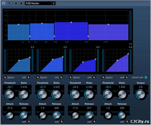 Multiband Compressor  Cubase 4