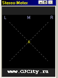 Stereo meter. Pinguin Audio Meter