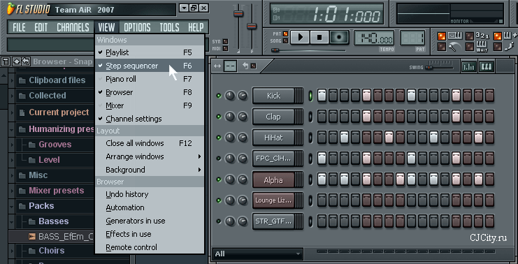 ������� 1. Step sequencer � FL Studio 7
