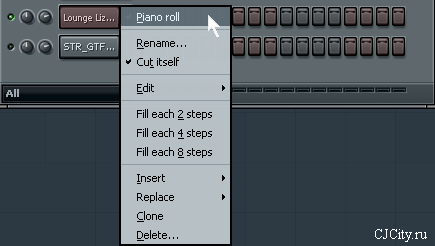 ������� 3. �������� Piano roll