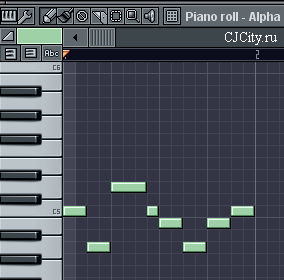 ������� 5. Piano roll � FL Studio 7