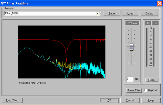  FFT Filter Realtime  Magix Audio Studio 2003 deluxe