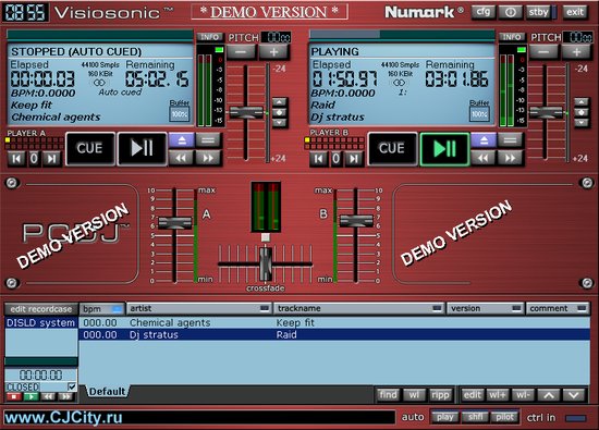   Visiosonic PCDJ Red