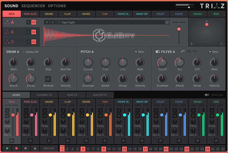 Wave Alchemy Triaz Drum Machine