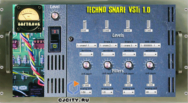 Скачать Softrave Techno Snare Free