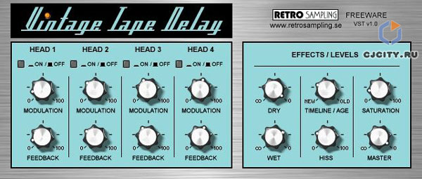 Скачать Vintage Tape Delay v.1.0