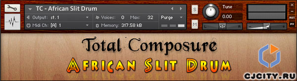  Total Composure African Slit Drum