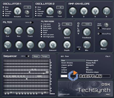 Скачать DSK Music TechSynth Pro