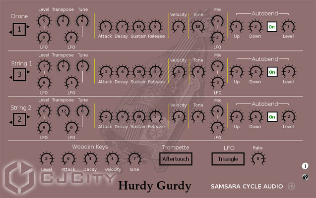 Samsara Cycle Audio Hurdy Gurdy