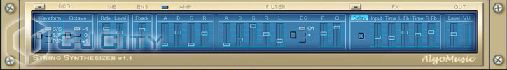 AlgoMusic String Synthesizer