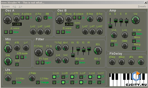 Скачать MVX Synths Xtruder