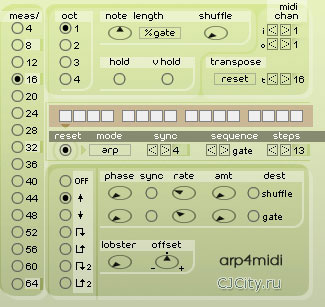 Xoxos Arp4midi