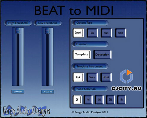  Forge Audio Designs BEAT to MIDI