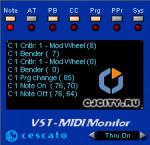 Cescato Musiktechnologie VST-MIDI Monitor v3