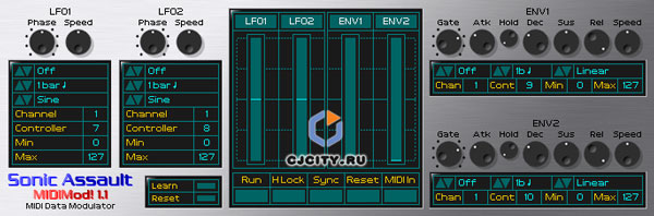 Скачать Sonic Assault MIDIMod