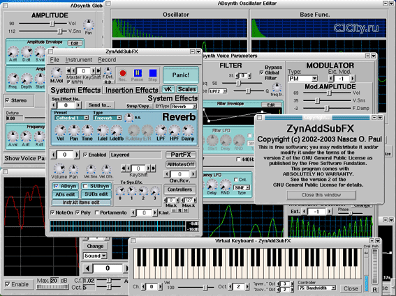 ������� ZynAddSubFx 2.2.1