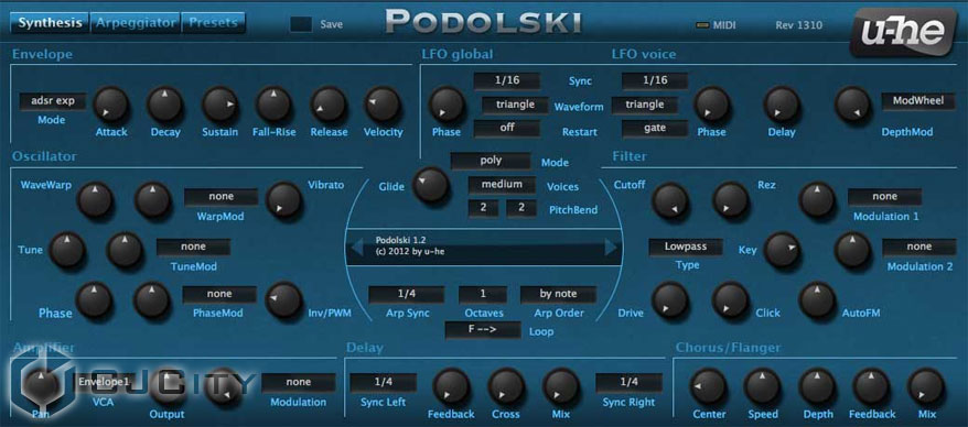 Скачать u-he Podolski MAC