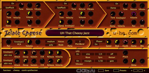 Скачать U-he Triple Cheese