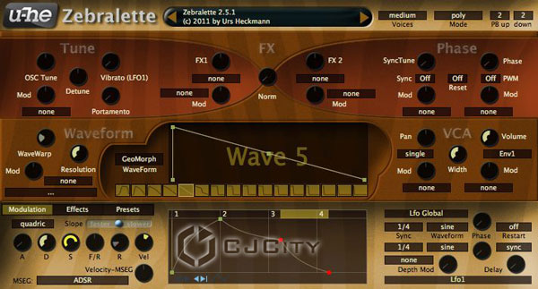 Скачать U-he Zebralette free