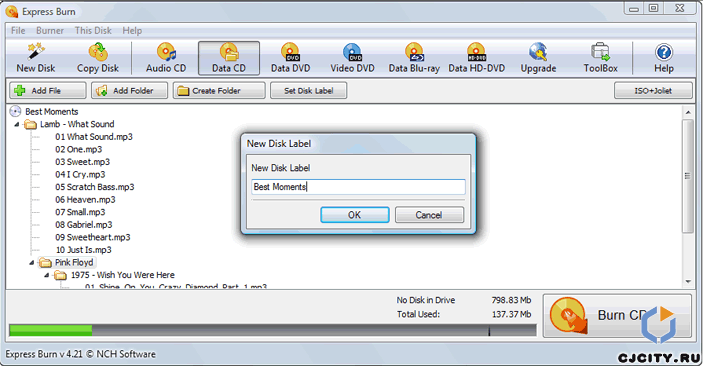 ������� Express Burn 4.24