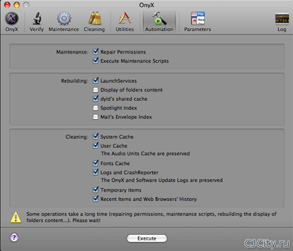 ������� Titanium Software OnyX 2.0.2