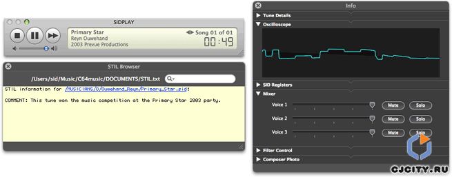 ������� Sidmusic SIDPLAY 4.1.2